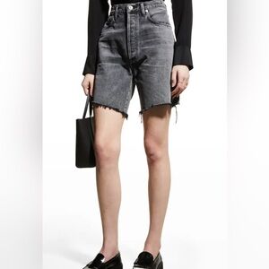 NWT Citizens of Humanity "Camilla" Frayed Hem Shorts in Karma, sz 31